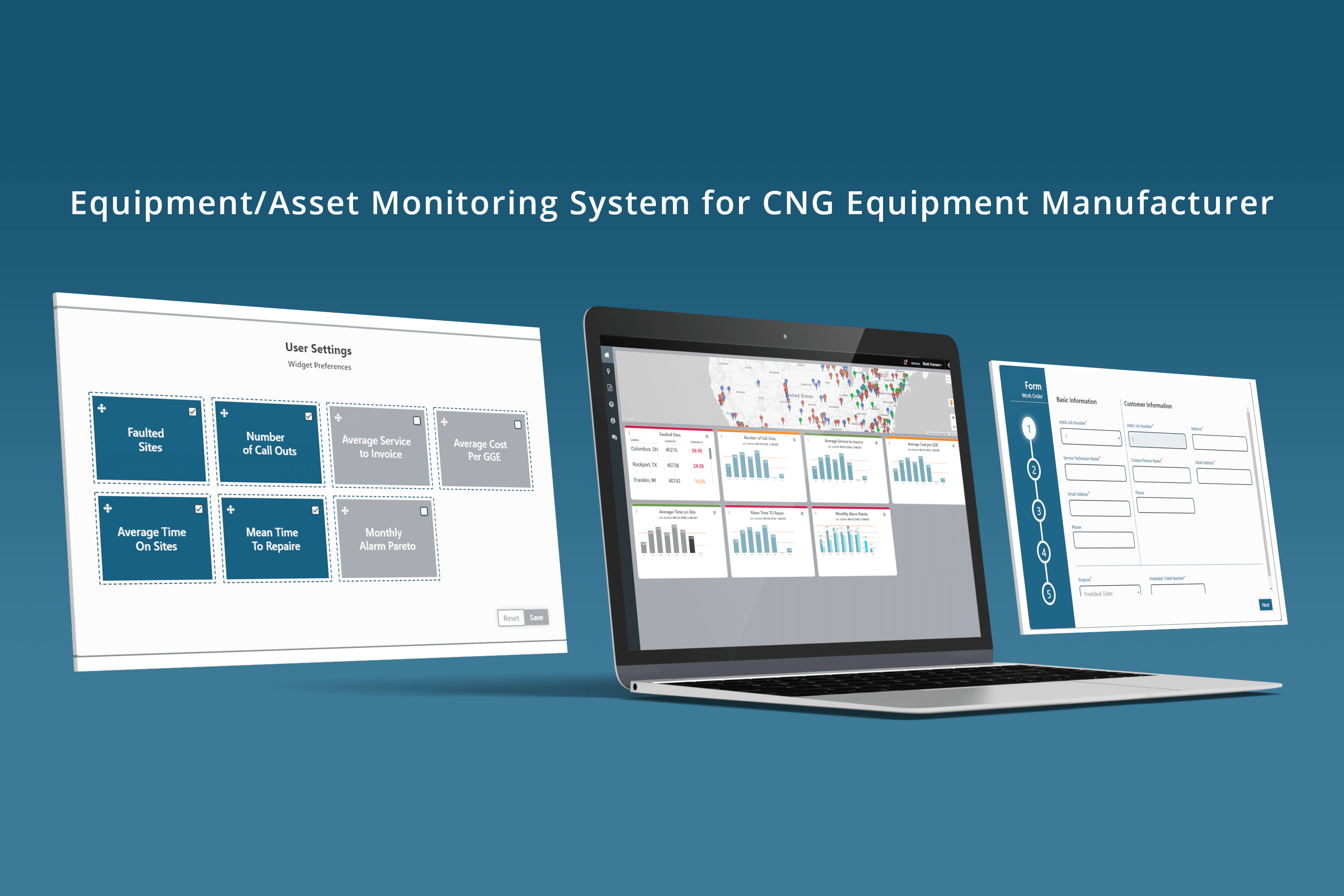 Equipment/Asset Monitoring System for CNG Equipment Manufacturer